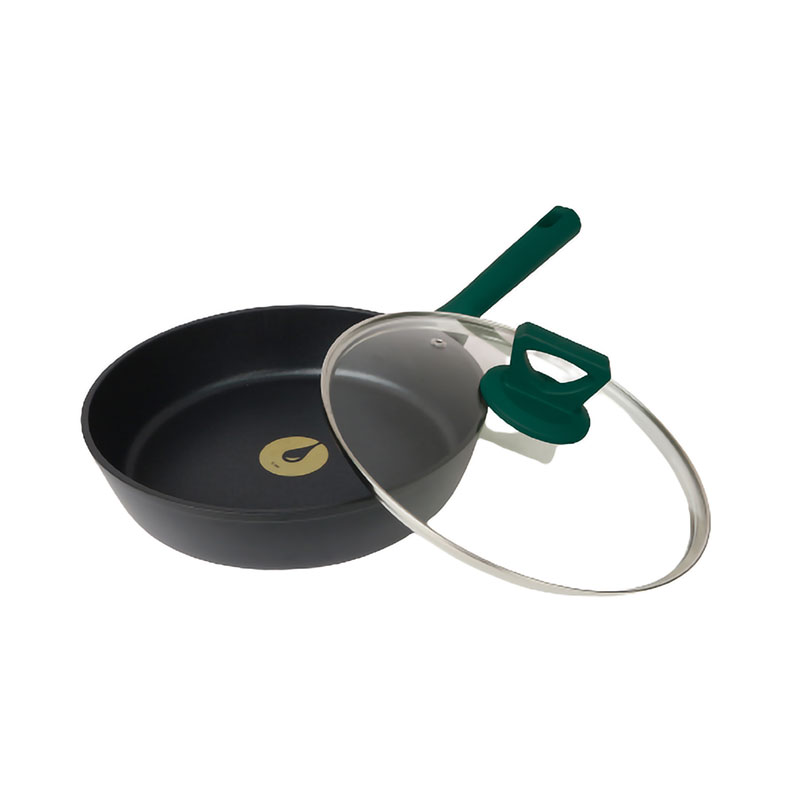 Сковорода Ringel Herbal глибока, з кришкою, 22 см (RG-1101-22/h/L)